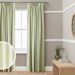 Habitat Blackout Pencil Pleat Curtains - Olive - 168x229cm - thumbnail 2