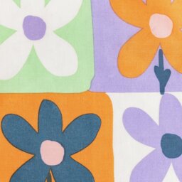 Habitat Checkerboard Floral Kids Bedding Set - Single - thumbnail 2