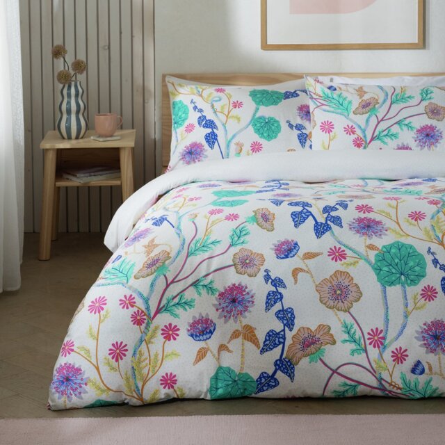 Habitat Abstract Floral Print Bedding Set - Single - image 1
