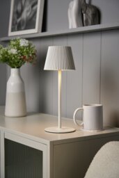 BHS Rechargeable LED Table Lamp - White - thumbnail 2