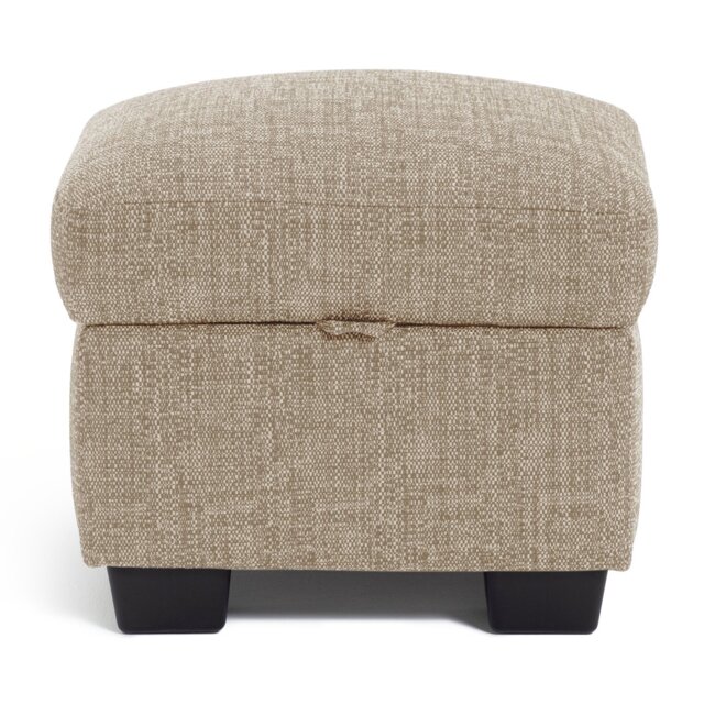 Argos Home Lisbon Storage Footstool - Stone - image 1