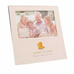 """Widdop Love Life Ceramic Photo Frame 4"""" x 6"""" - Grandchildren""" - thumbnail 2