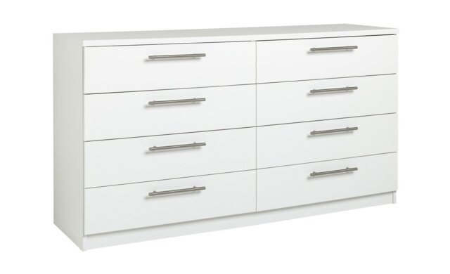Argos Home Brisbane 8 Drawer Chest - White - image 1