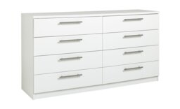 Argos Home Brisbane 8 Drawer Chest - White - thumbnail 1