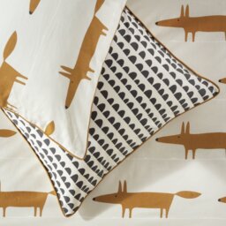 Habitat x Scion Mr Fox Cotton Cream Bedding Set - Superking - thumbnail 2
