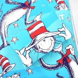Dr Seuss Cat in Hat Kids Light Blue Bedding Set - Single - thumbnail 2