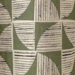 Habitat Cabin Geometric Eyelet Curtains - Green - 168x229cm - thumbnail 2