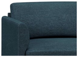 Hutch Fabric Curve Arm 4 Seater Corner Sofa - Aegean Blue - thumbnail 2