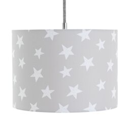 Argos Home Grey Little Star Print Lampshade - 25cm