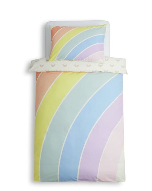 Habitat Kids Rainbow Panel Multicolour Bedding Set - Single - image 1