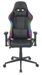 Deltaco RGB Faux Leather Gaming Chair - Black - thumbnail 2