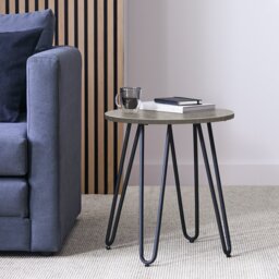Argos Home Porter Side Table - Grey - thumbnail 1
