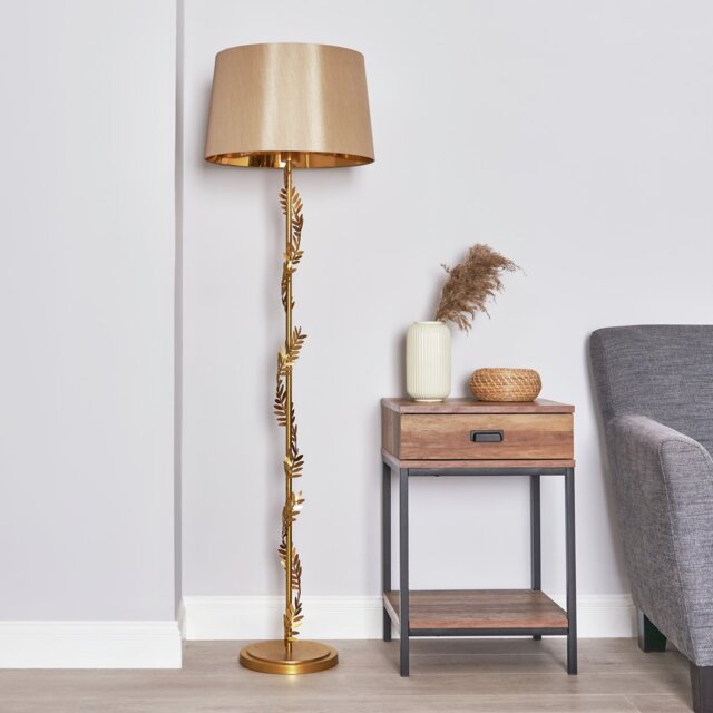 BHS Brooklyn Stem Stick Floor Lamp - Brass - image 1