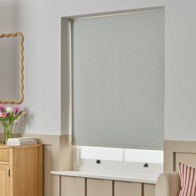 Habitat Stripe Blackout Blue Roller Blind - 180cm - image 1