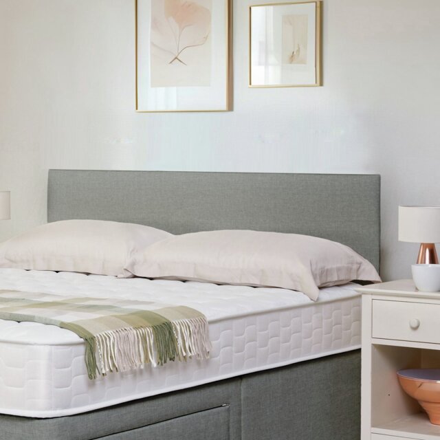Argos Home Devon Fabric Small Double Headboard - Grey - image 1
