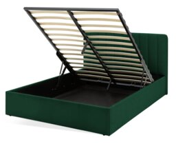 Argos Home Pandora Double End Lift Ottoman Bed- Forest Green - thumbnail 2
