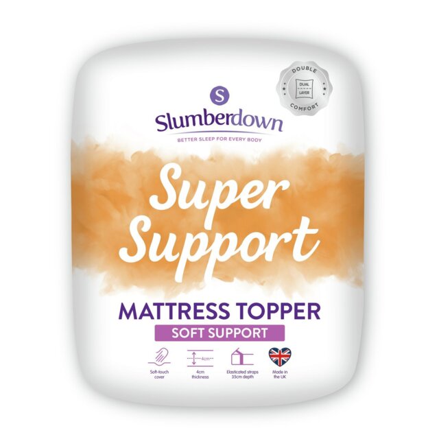 Slumberdown Super Support 4cm Mattress Topper - Kingsize - image 1
