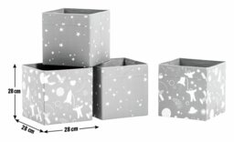 Habitat Space Set of 4 Kids Storage Boxes - thumbnail 2