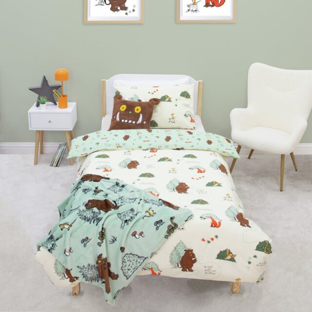 The Gruffalo Kids White & Green Bedding Set - Single - image 1