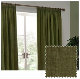 Yard Chenille Fully Lined Pencil Pleat Curtain - 229x229cm - thumbnail 2