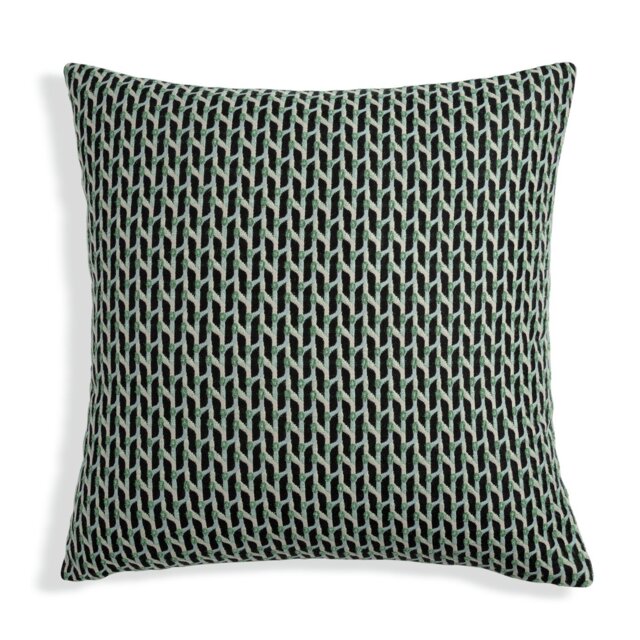 Habitat Mono Geo Jacquard Cushion Cover - 43x43cm - image 1