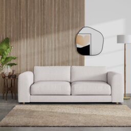Habitat Ayr Fabric 4 Seater Sofa - Natural - thumbnail 2