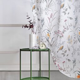 Habitat Birds Voile Curtain  - Multicoloured - 140x229cm - thumbnail 1