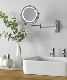 Argos Home Randolph LED Bathroom Shaver Mirror - thumbnail 1