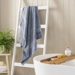 Habitat Supersoft Bath Sheet - Rustic Blue - thumbnail 2
