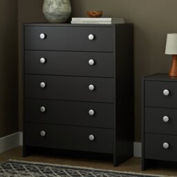 Argos Home Seville 5 Drawer Chest - Anthracite - thumbnail 1