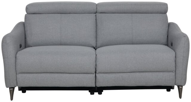 Argos Home Elias Fabric 3 Seater Recliner Sofa - Grey - image 1