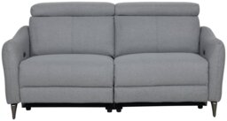 Argos Home Elias Fabric 3 Seater Recliner Sofa - Grey - thumbnail 1