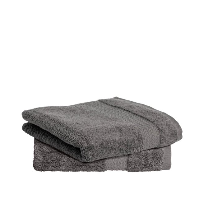 Habitat Hygro Anti Bac 2 Pack Face Cloth - Grey - image 1