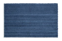 Habitat Supersoft Quick Dry Bath Mat - Denim - thumbnail 1