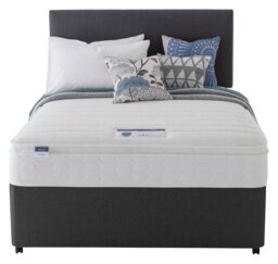 Silentnight Travis Kingsize 4 Drawer Divan Bed - Charcoal - thumbnail 2