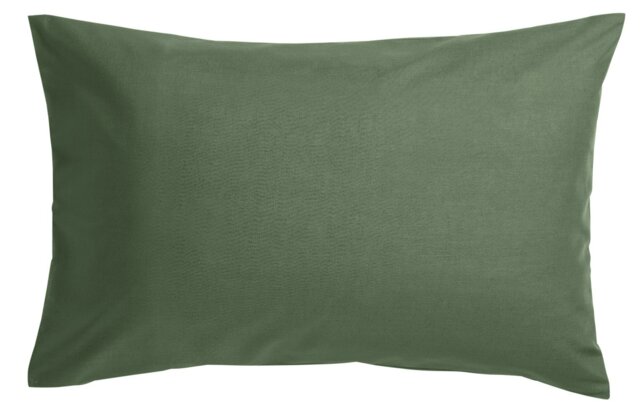 Habitat Polycotton Standard Pillowcase Pair - Khaki - image 1