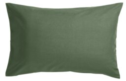 Habitat Polycotton Standard Pillowcase Pair - Khaki - thumbnail 1