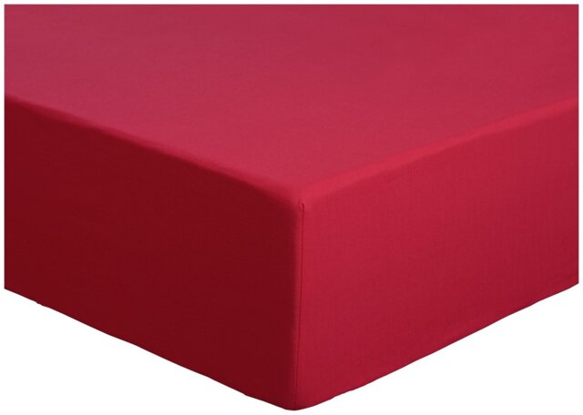 Habitat Easycare Plain Red Fitted Sheet - Kingsize - image 1