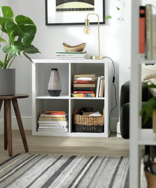 Habitat Squares Plus 4 Cube Storage Unit - White - image 1