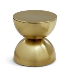 Habitat Zelda Side Table - Gold - thumbnail 1