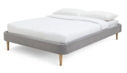 Habitat Tora Platform Kingsize Bed Frame - Grey - thumbnail 1