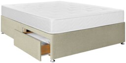 Argos Home Carlton Small Double 2 Drawer Divan Bed - Natural - thumbnail 1