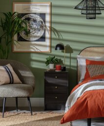 Argos Home Malibu 3 Drawer Bedside Table - Black Brown - thumbnail 2