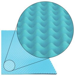 Aidapt Cool Memory Foam 5cm Mattress Topper - Kingsize - thumbnail 2