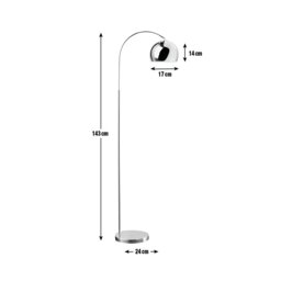 Argos Home Curva Floor Lamp - Copper - thumbnail 2