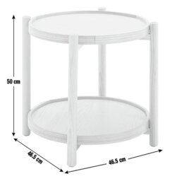 Habitat Selby Side Table - Natural - thumbnail 2