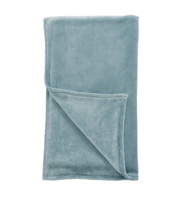 Argos Home Fleece Throw - Rustic Blue - 125x150cm - image 1