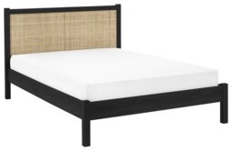 Julian Bowen Padstow Kingsize Wooden Bed Frame - Black - thumbnail 2