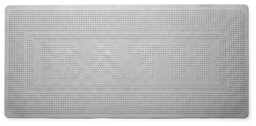 Croydex Rubber Bath Mat - Grey - thumbnail 1