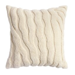 Habitat Tufted Waves Cushion - Neutral - 43x43cm - thumbnail 2